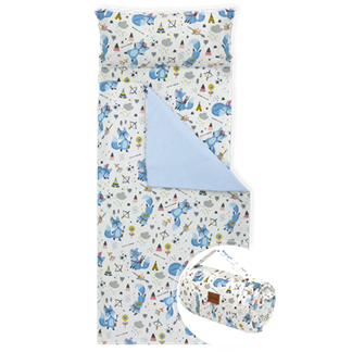 Taşınabilir Uyku Yatak Seti, Çocuk için Taşınabilir Yatak, Uyku Seti Tilki desen Travel Serisi