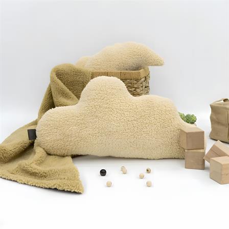 Dekoratif Peluş Yastık, Teddy Kumaş Bulut Yastık, Süper Kabarık Bulut Yastık, Bulut Morteddy Serisi