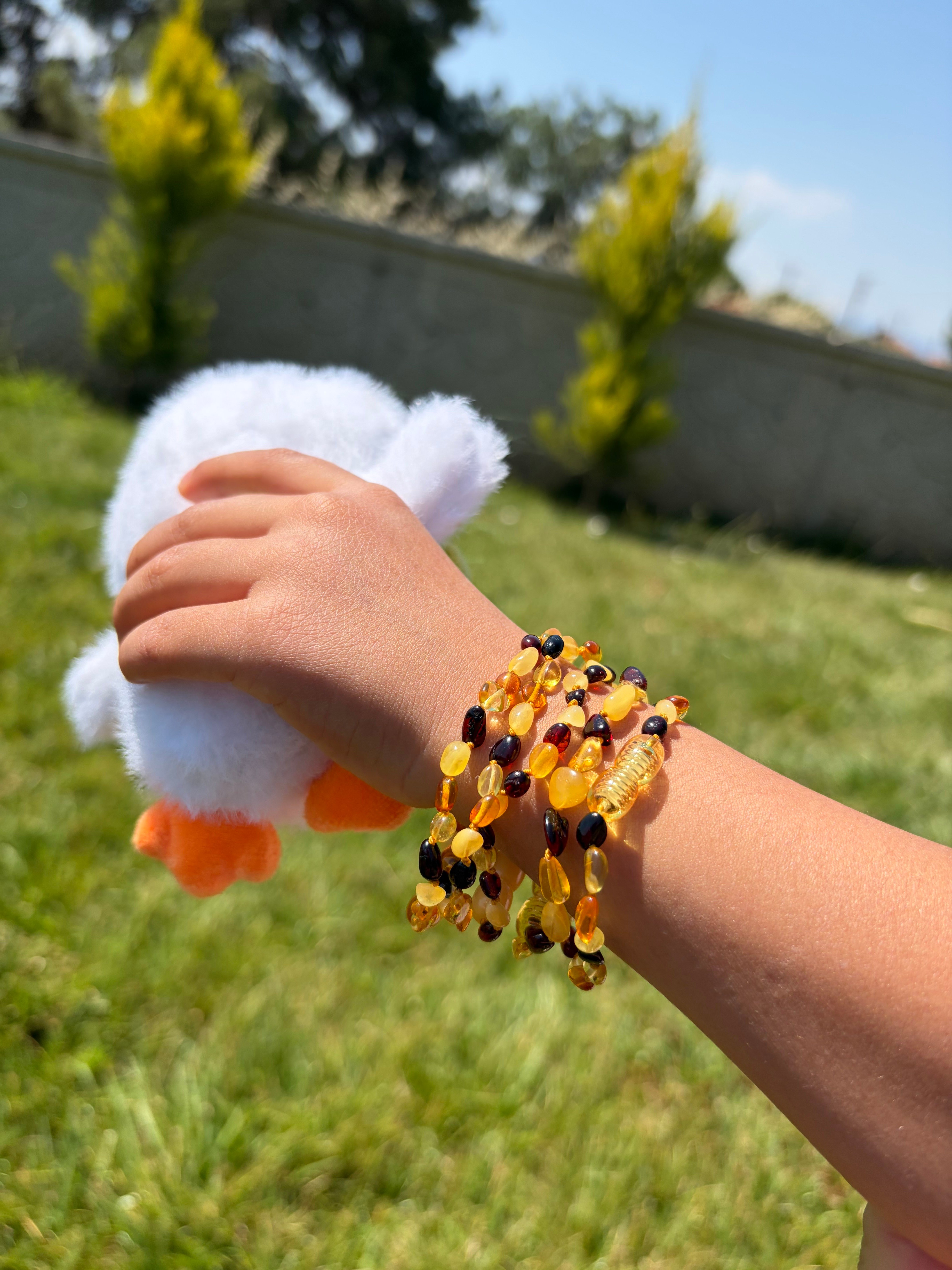 Bebek/Çocuk KEHRİBAR Bileklik (Sertifikalı)