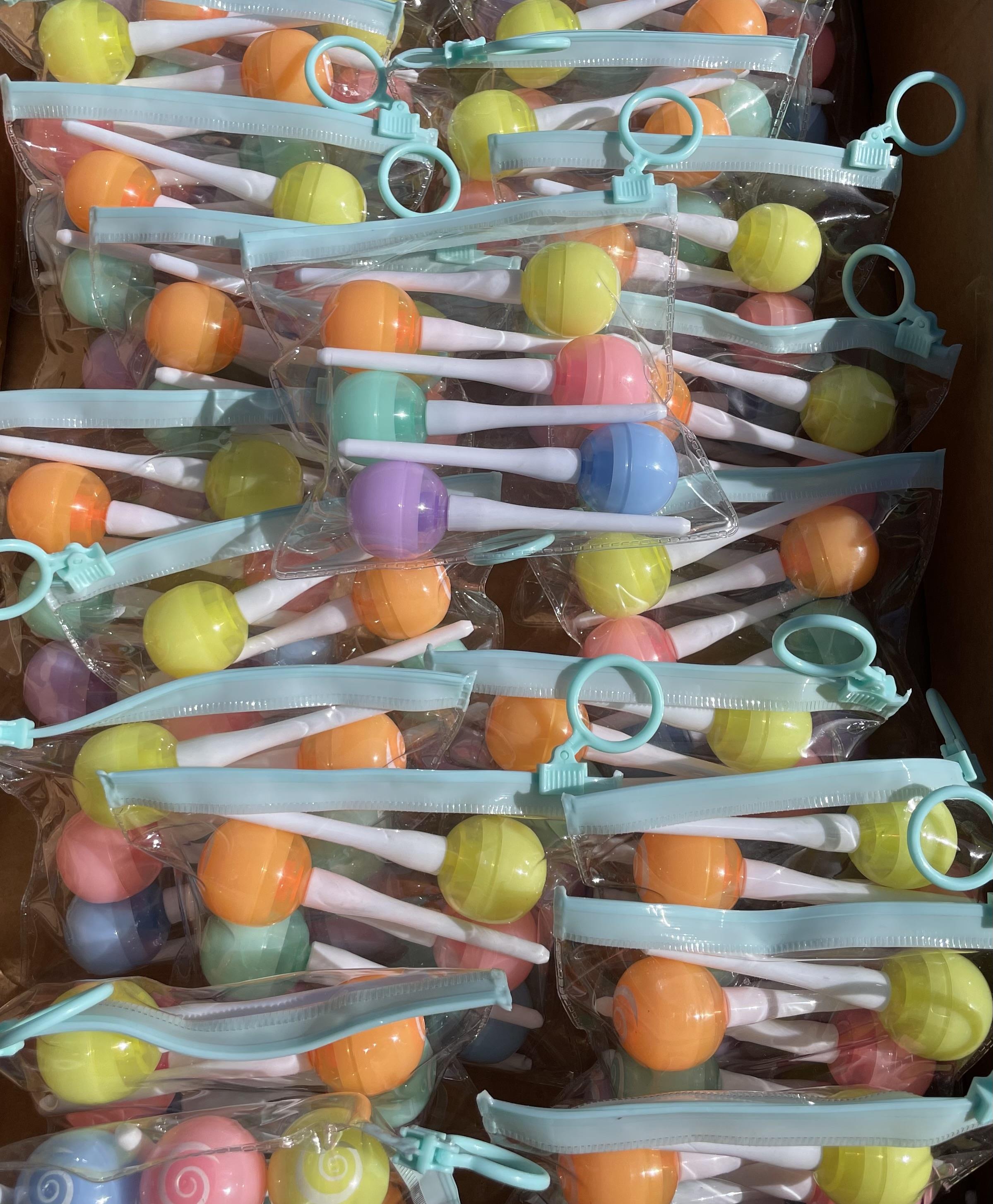 Lolipop Tasarımlı Fosforlu Kalem Seti	