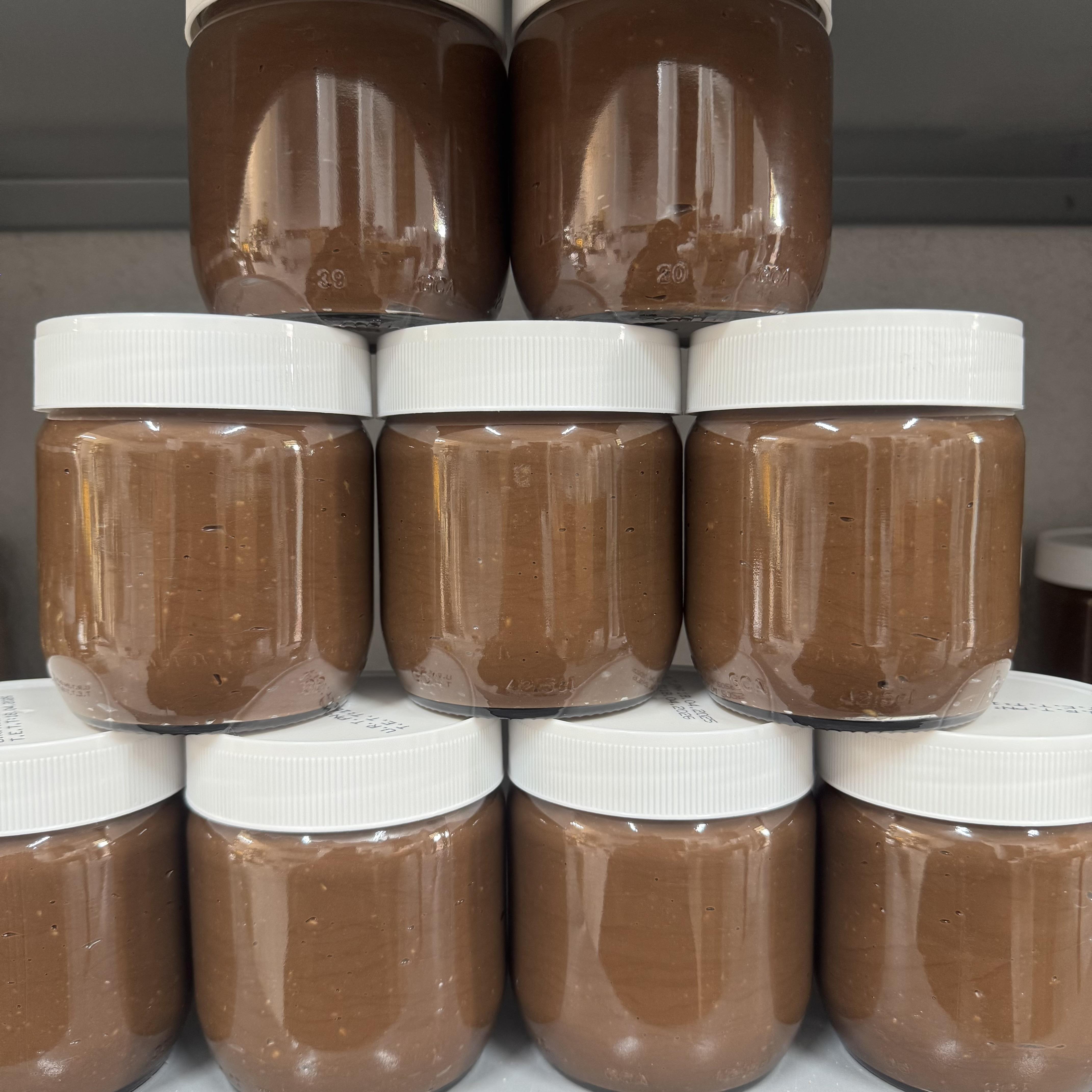Fındık parçacıklı Kakaolu Fındık Kreması (%40 Fındık) 400 Gr.