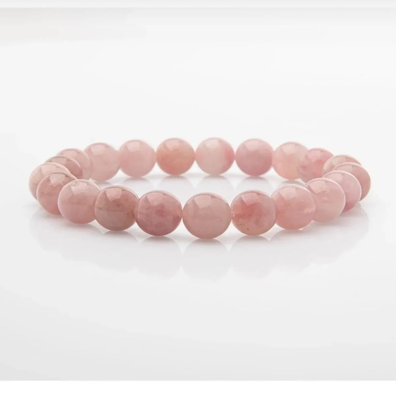 PEMBE KUVARS Taşı Bileklik