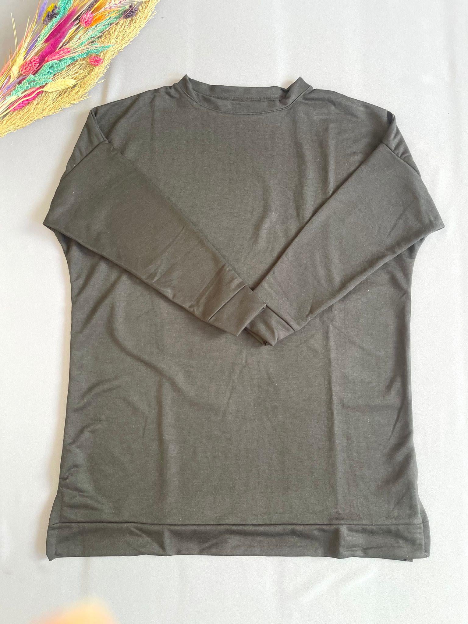 Siyah Uzun Kollu Tunik