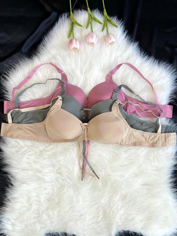 3 Adet Bağcıklı Dolgusuz Tekli Lazer Kesim Sütyen Set