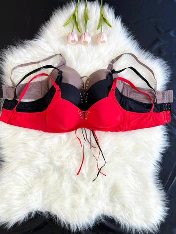 3 Adet Bağcıklı Dolgusuz Toparlayıcı Sütyen Set