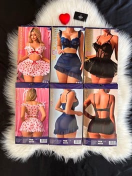 3 Adet Fantezi Takım Set
