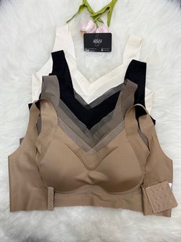 4 Adet Çizgili Dolgusuz Kopçalı Kalın Askılı Lazer Kesim Bralet Set