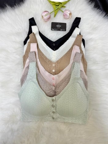 6 Adet Dolgusuz Düğmeli Lazer Kesim Bralet Set