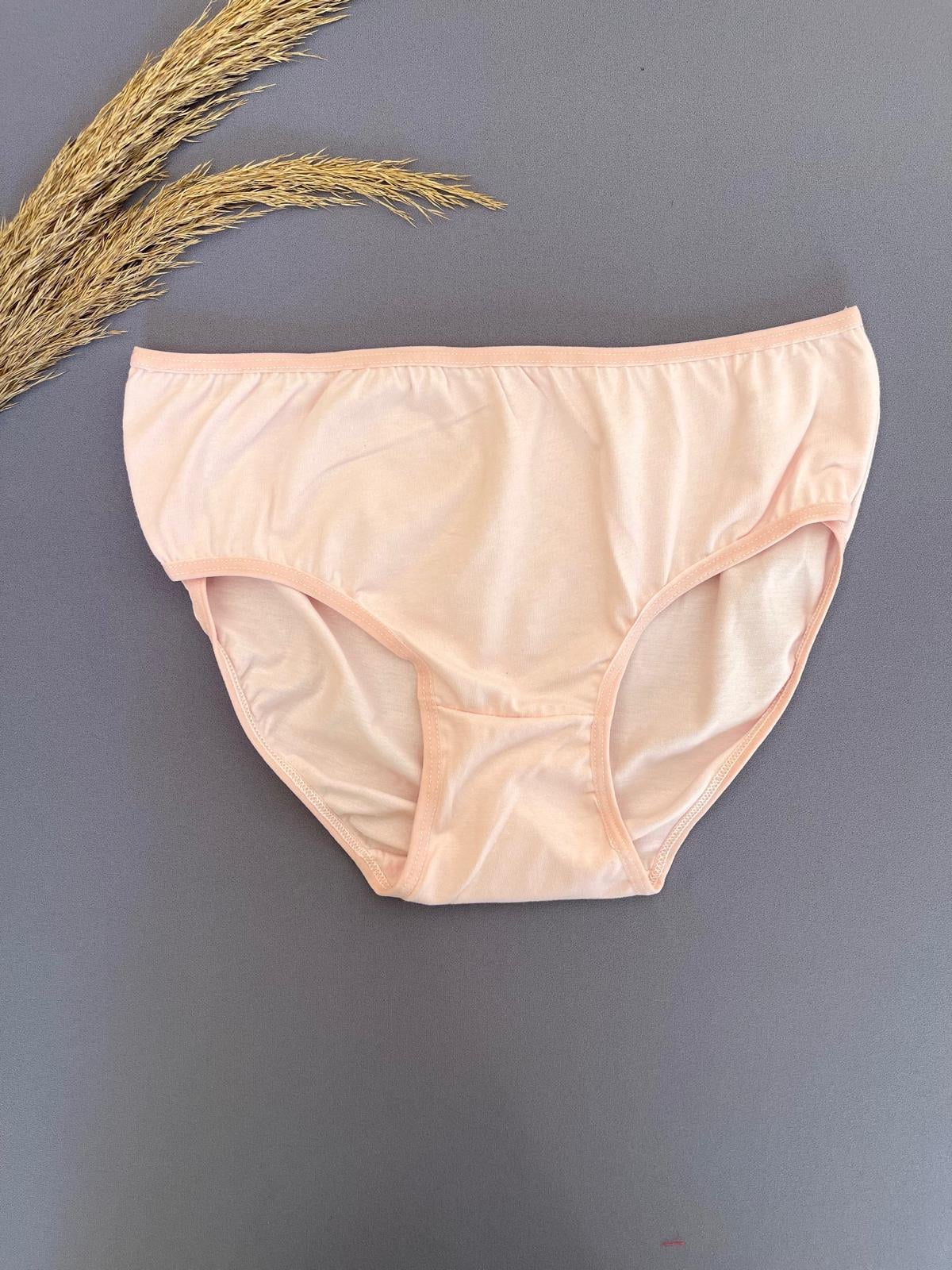 Pembe Esnek Penye Külot 