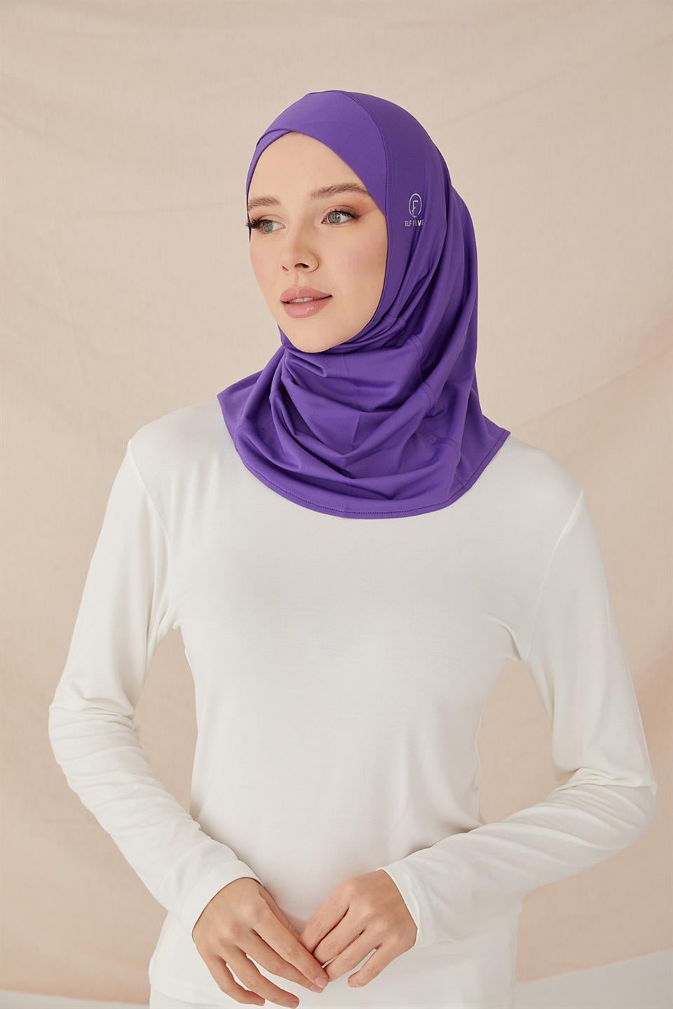 ÇAPRAZ HİJAB BONE-MOR