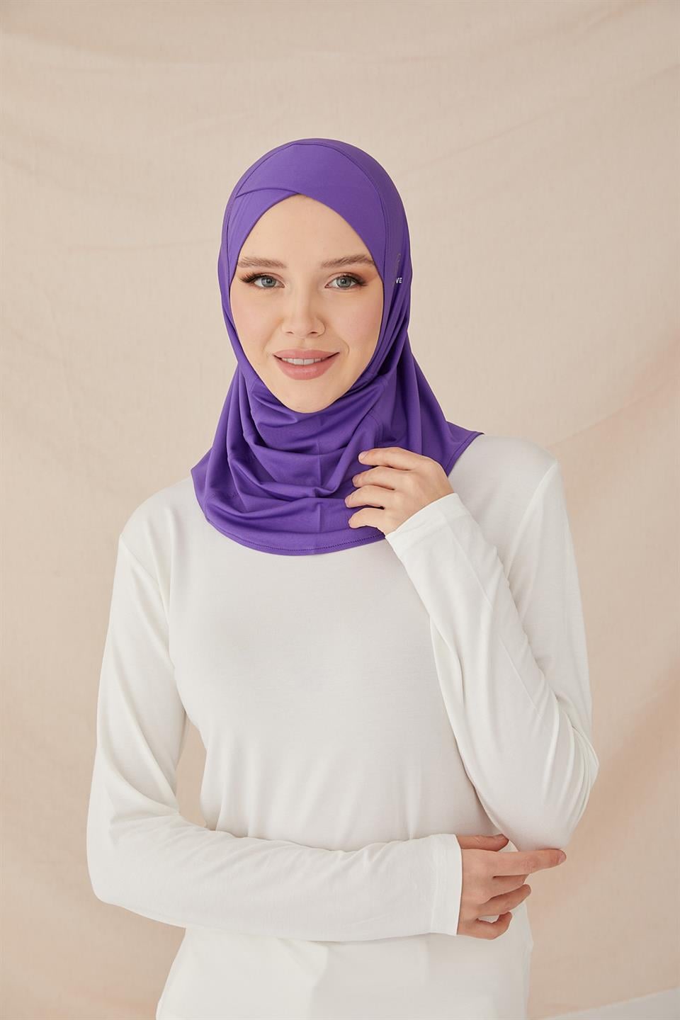 ÇAPRAZ HİJAB BONE-MOR