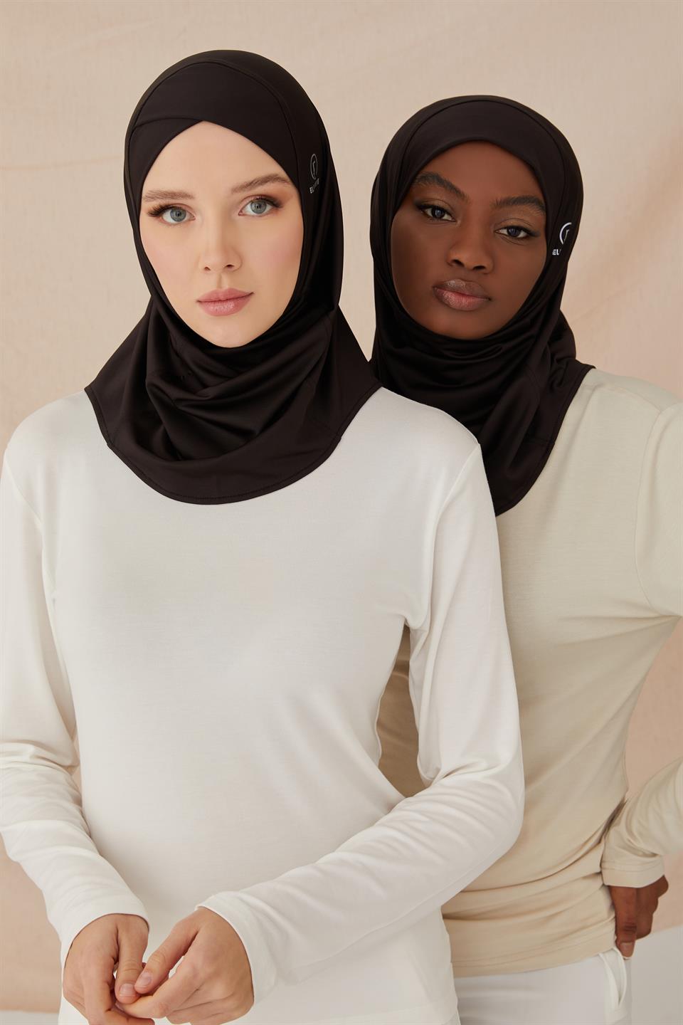 CROSS HIJAB BONNET-BLACK