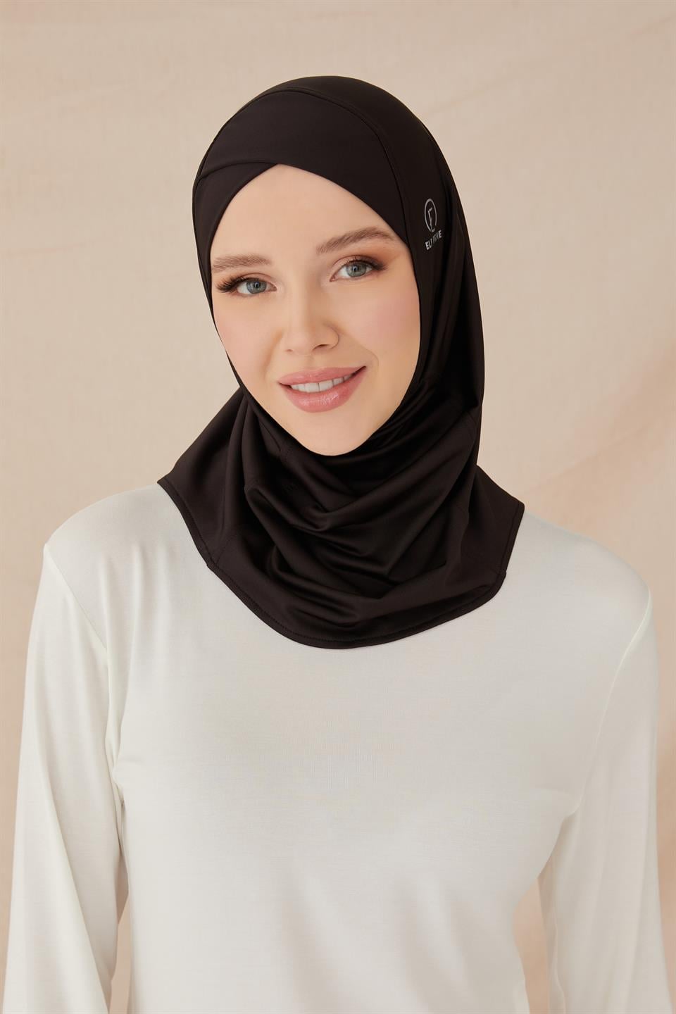 CROSS HIJAB BONNET-BLACK