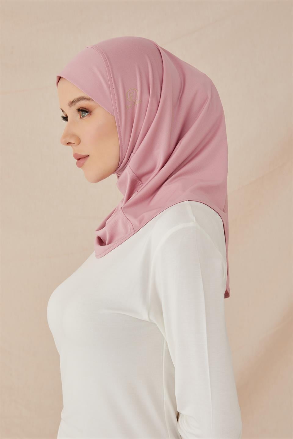 DÜZ HİJAB BONE-PUDRA