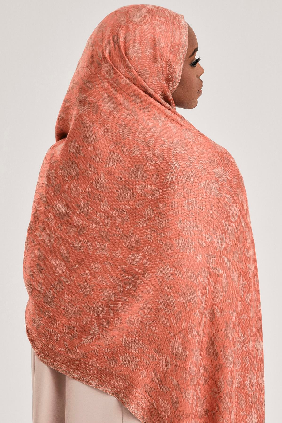 FLORAL KAŞMİR DOKUMA ŞAL-SOMON