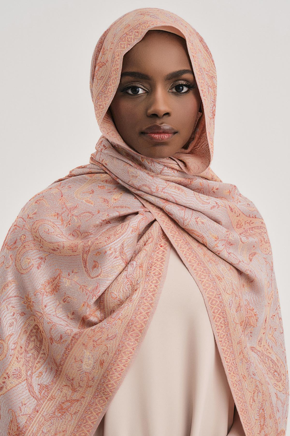 KAŞMİR DOKUMA ŞAL-GRİ