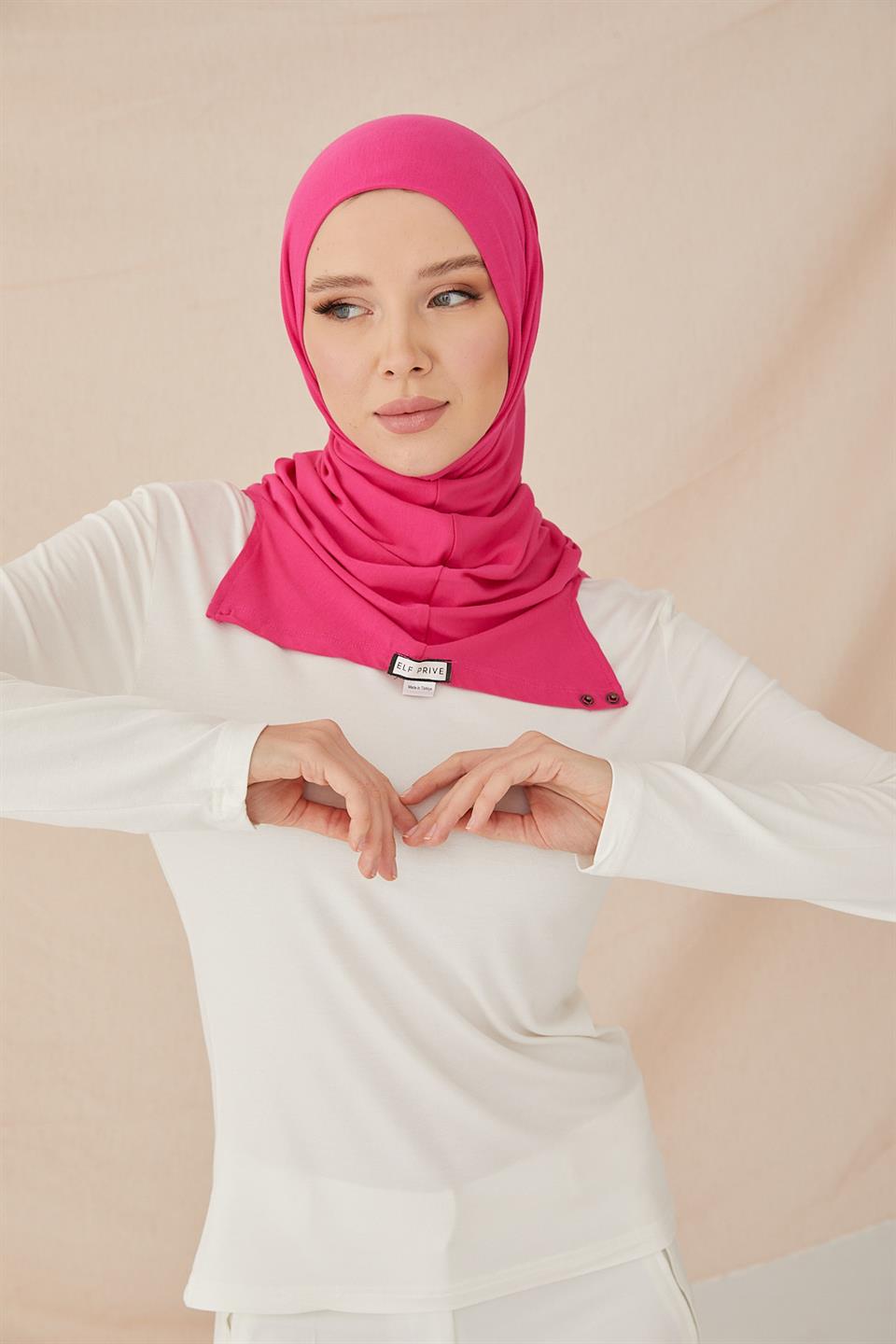 PREMIUM COMBED BONNET-FUCHSIA