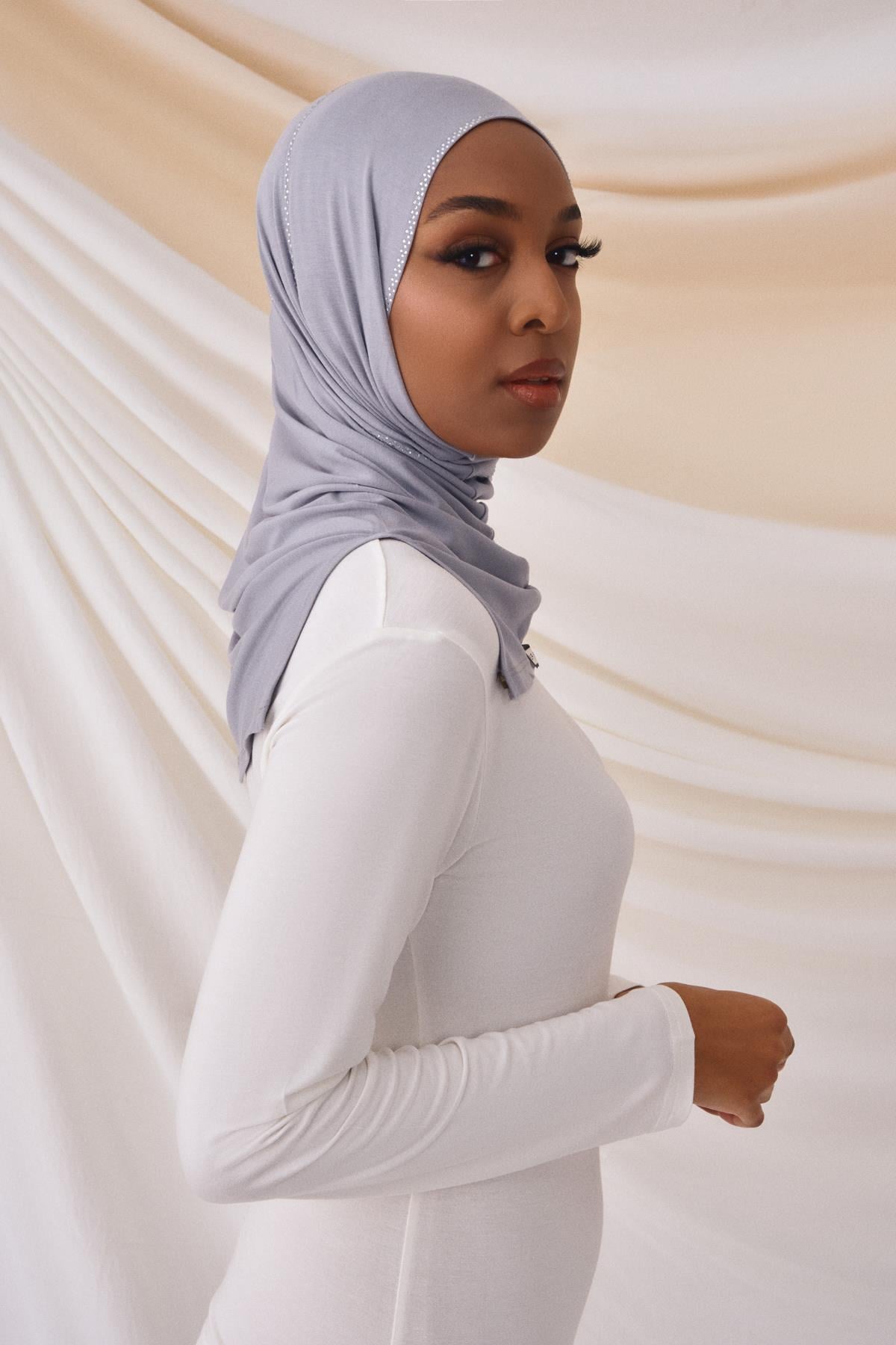 ŞERİT TAŞLI PENYE BONE-GRİ