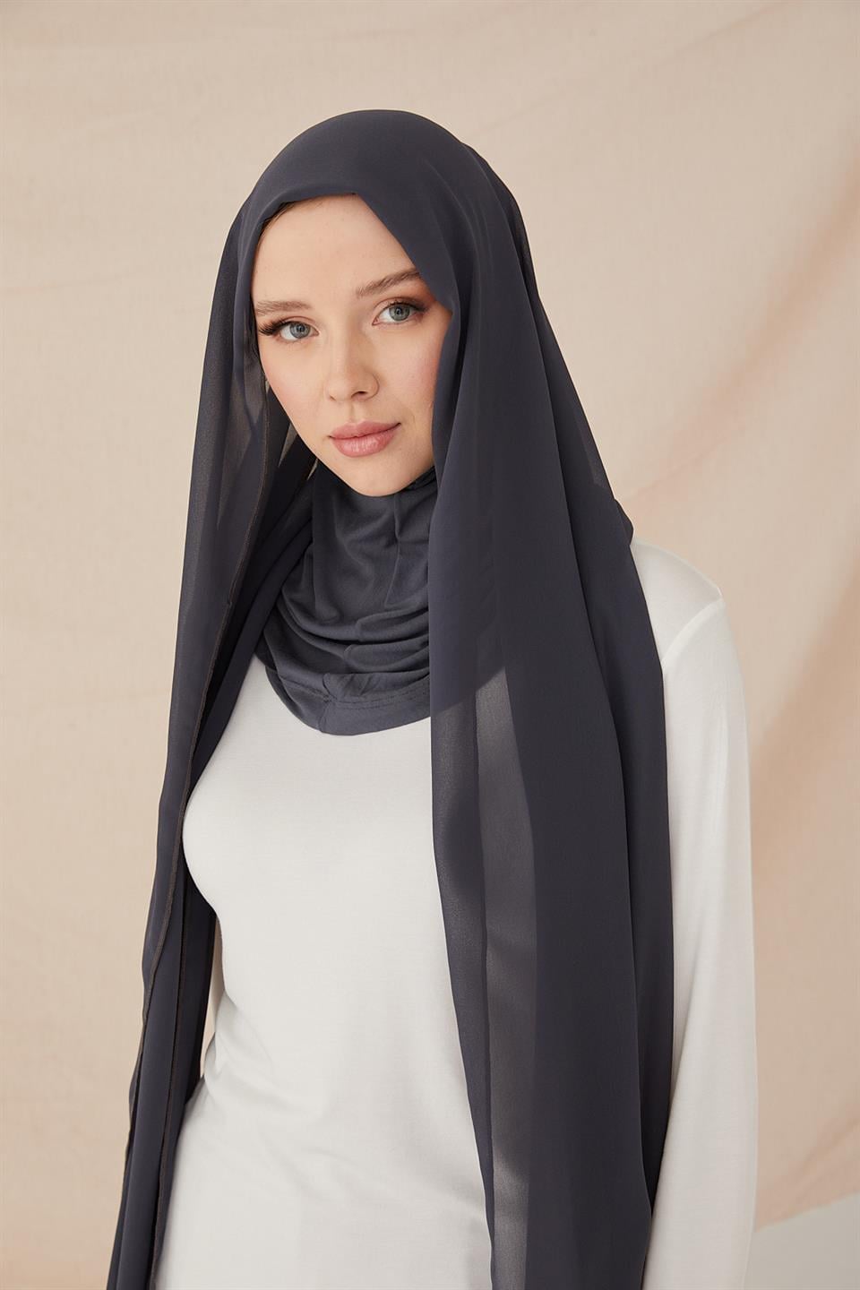 ŞİFONLU BONE ŞAL-ANTRASİT