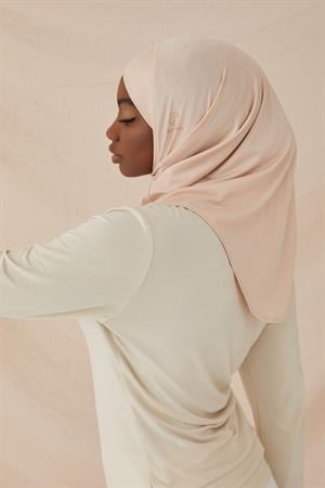 ÇAPRAZ HİJAB BONE-BEJ