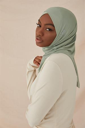CROSS HIJAB BONNET-MINT