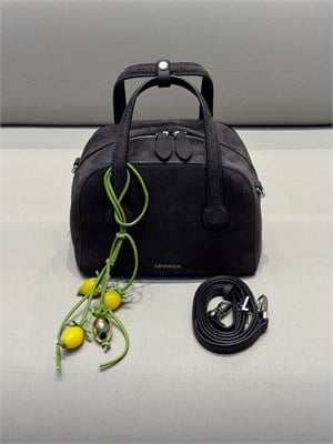 Charm Detaylı Askılı Mini Çanta Siyah