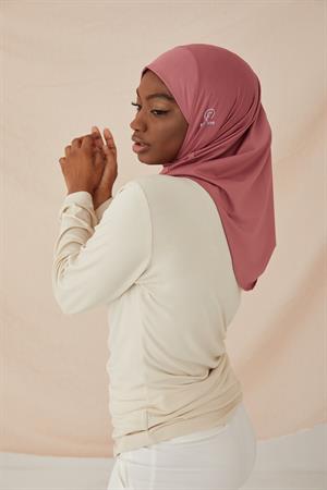 DÜZ HİJAB BONE-GÜL KURUSU