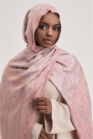 ETNİK KAŞMİR DOKUMA ŞAL-PUDRA