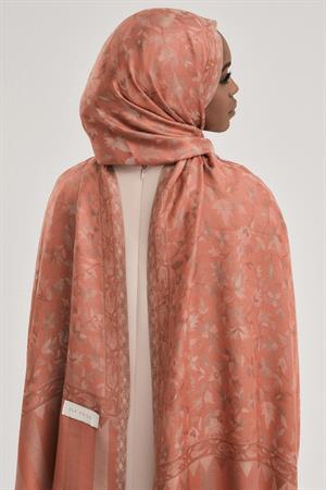 FLORAL KAŞMİR DOKUMA ŞAL-SOMON