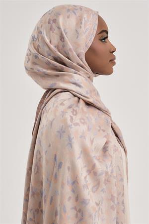 FLORAL KAŞMİR DOKUMA ŞAL-TAŞ