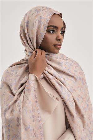 FLORAL KAŞMİR DOKUMA ŞAL-TAŞ