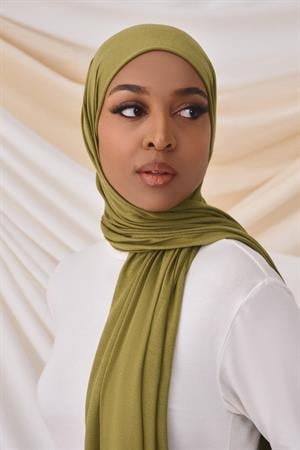 PREMIUM PLAIN COTTON COMBED SHAWL-PISTACHIO GREEN