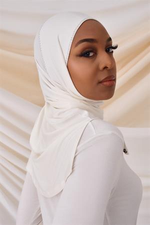 ŞERİT TAŞLI PENYE BONE-EKRU