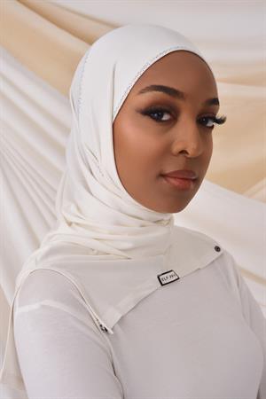 ŞERİT TAŞLI PENYE BONE-EKRU