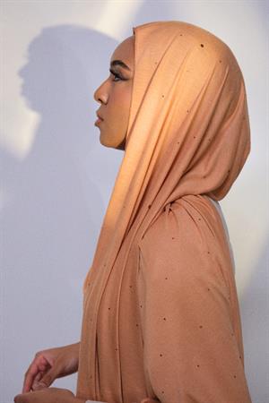 STONE-EMBELLISHED PREMIUM COTTON SHAWL-SOMON