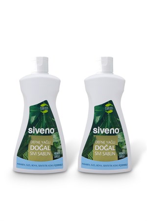 Siveno Doğal 2'li Set Defne Yağlı Doğal Sıvı Sabun 2X 300 ml