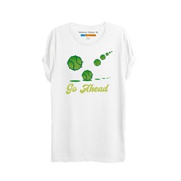 Soha Tenis Temalı Baskılı T-shirt-W