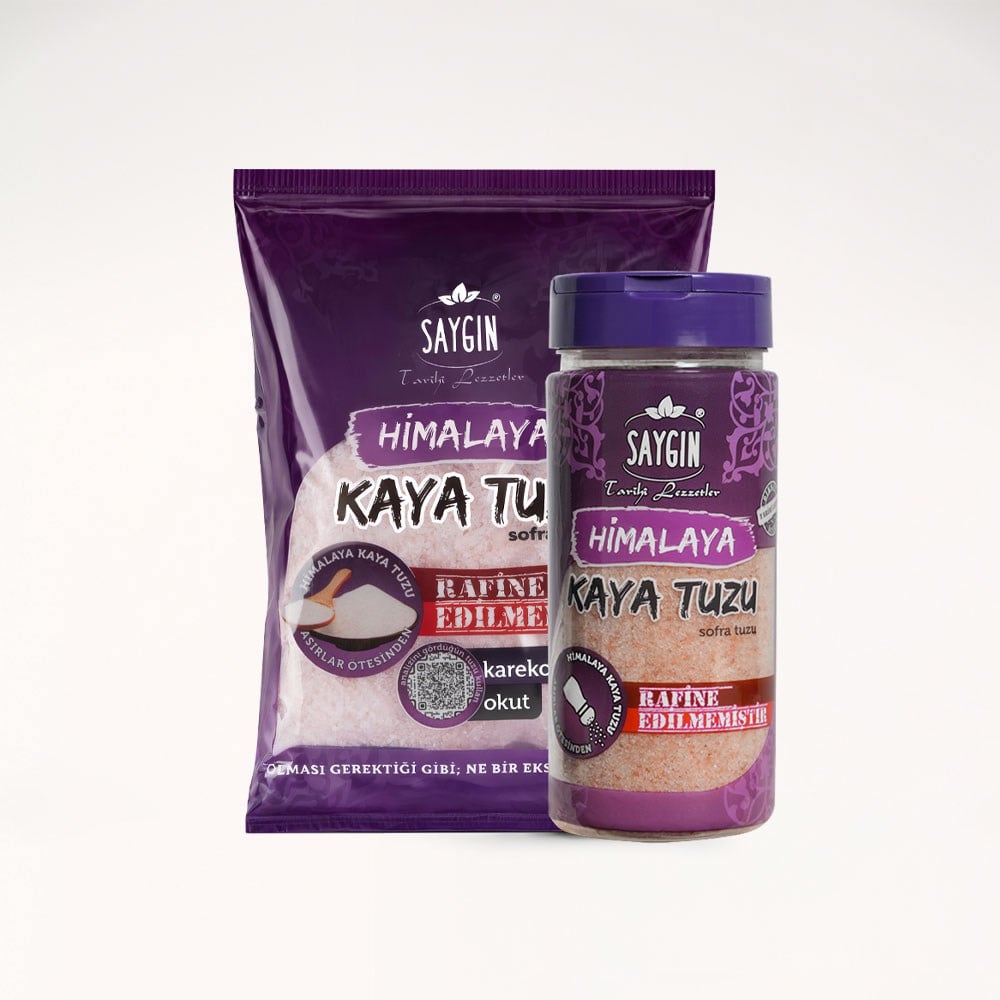 SAYGIN Himalaya Tuzu Tuzluklu İkili Set 500 Gr+250Gr