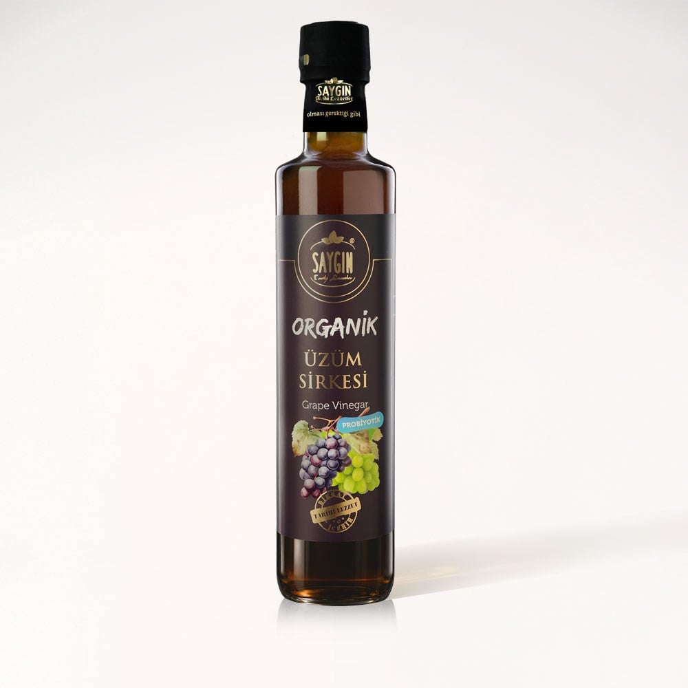 SAYGIN Organik Üzüm Sirkesi 500 ml