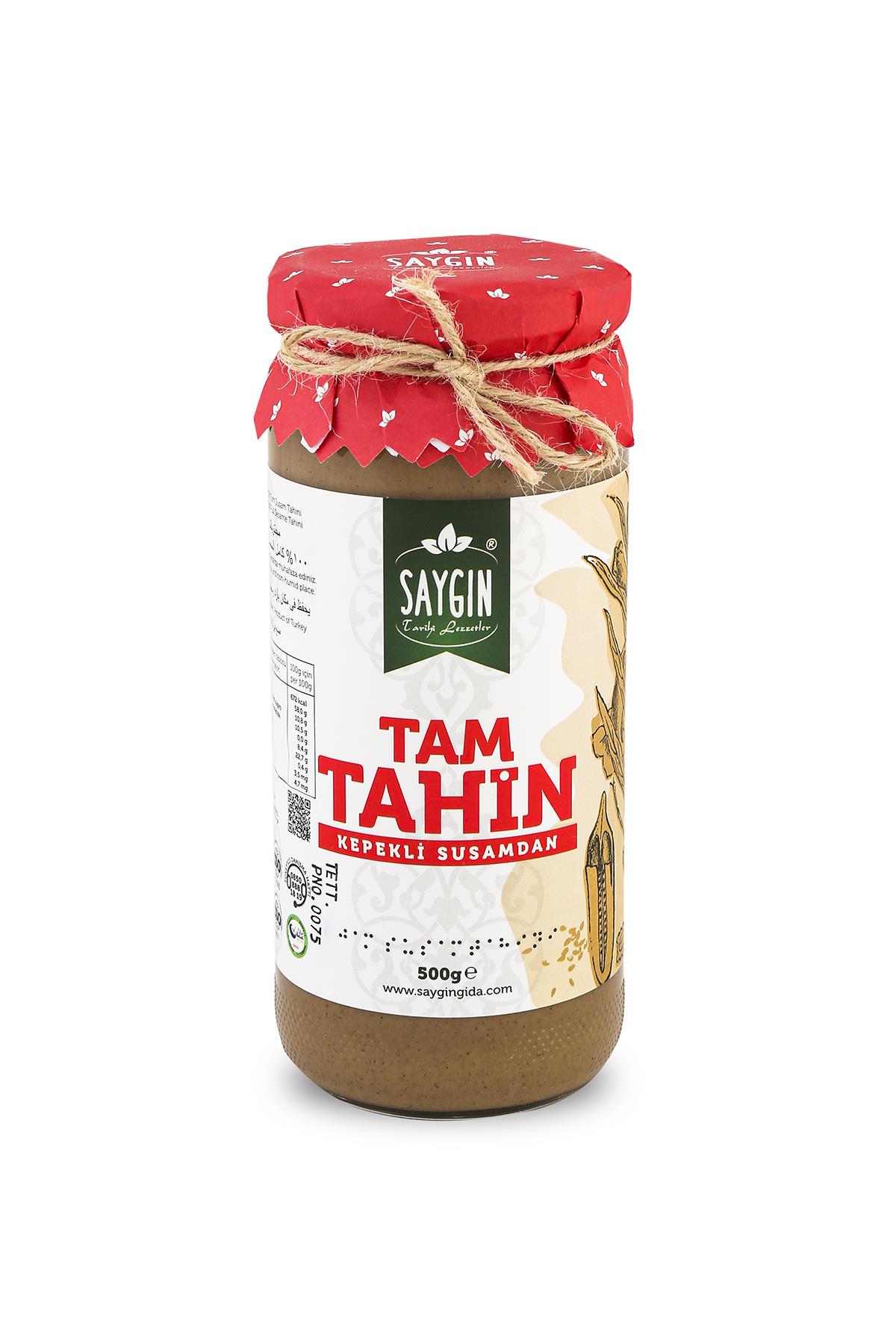 SAYGIN Saygın Tam Tahin (Afrika Susamlarından) 500 Gr