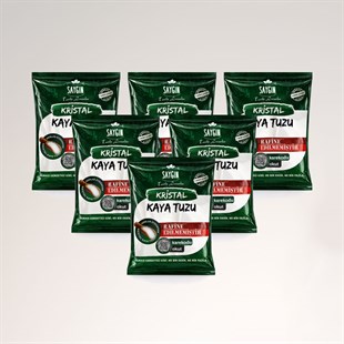 Kaya Tuzu Sofralık 500 G 6'lı Paket (6x500G=3KG)
