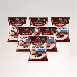 SAYGIN 6'lı Paket Doğal Kaynak Tuzu 6x500 Gr