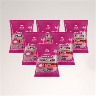SAYGIN 6'lı Paket Himalaya Tuzu Öğütme 6x500 Gr