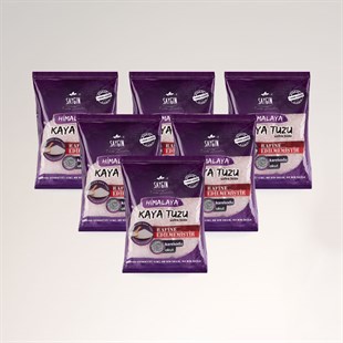 SAYGIN 6'lı Paket Himalaya Tuzu Sofralık 6x500 Gr