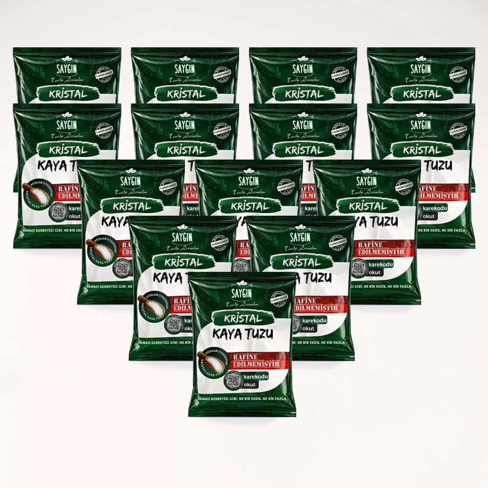 SAYGIN Kaya Tuzu Sofralık 500 x 14 Adet