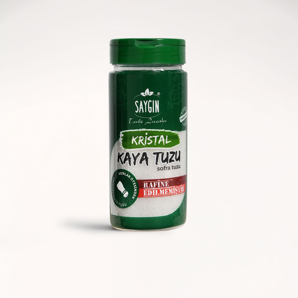 SAYGIN Kaya Tuzu Sofralık Tuzluklu 250 Gr