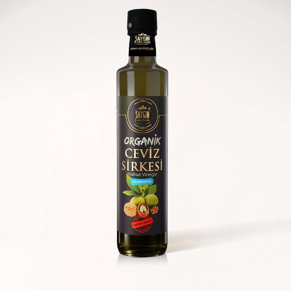 SAYGIN Organik Ceviz Sirkesi 500 ml