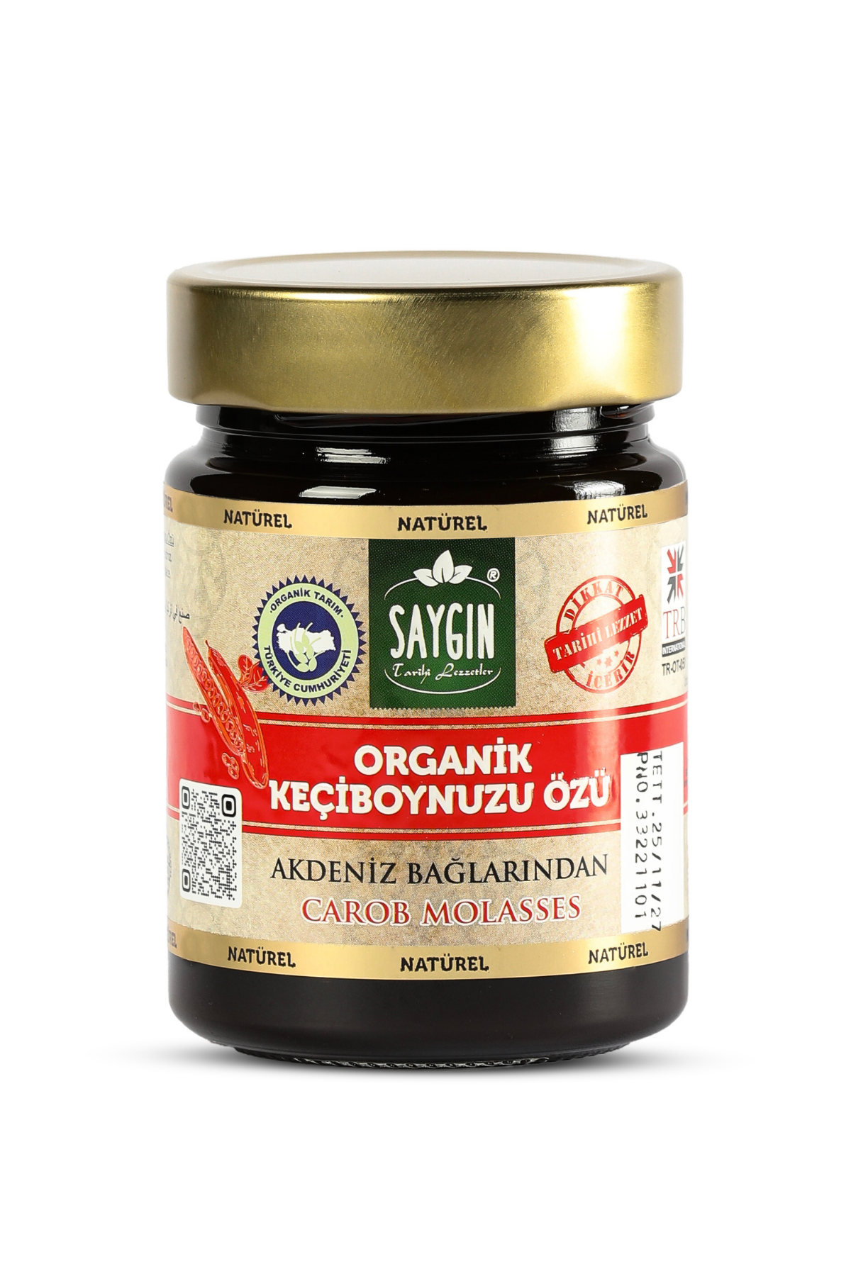 SAYGIN Organik Keçiboynuzu Özü 400 gr
