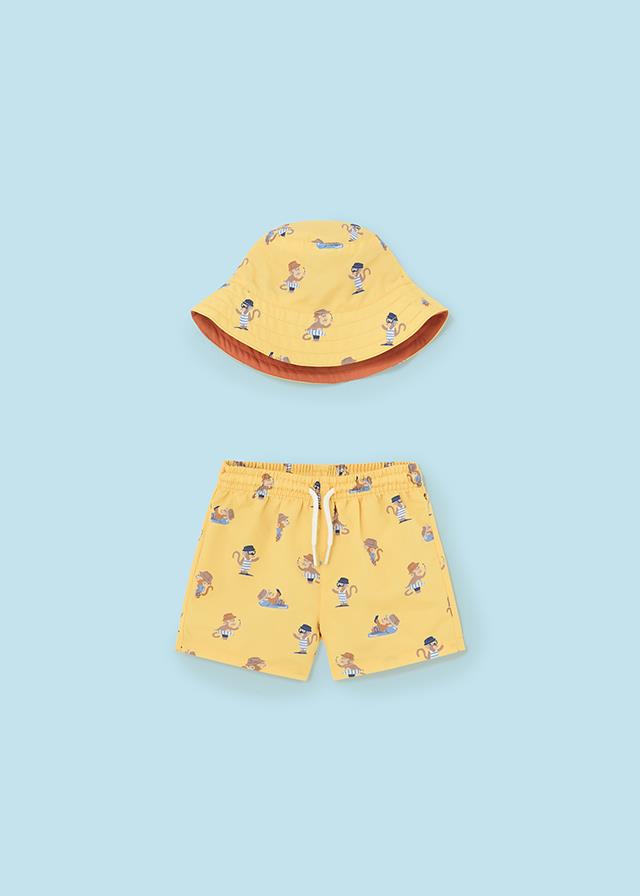 Mayoral Erkek Bebek Şapka Mayo Set