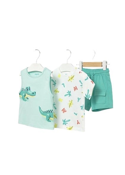 Mayoral Erkek Bebek Şort 2 ' Li Tshirt